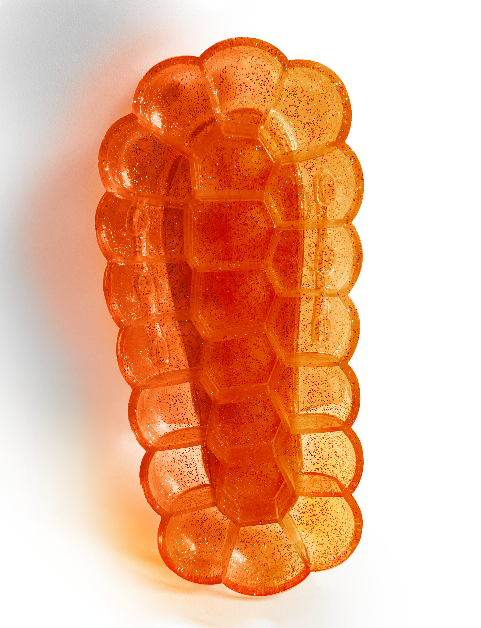 (ALMOST GONE!) ADULT ELECTRIC ORANGE BUBBLE SLIDES-2